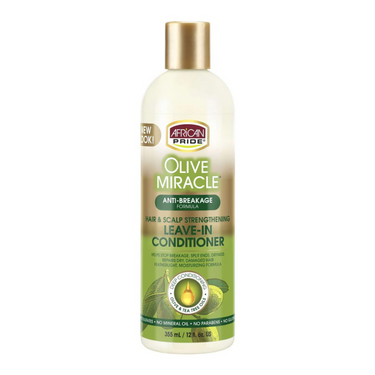 African Pride Olive Miracle Leave-In Conditioner – 12 fl oz - ANNS BEAUTY SUPPLY